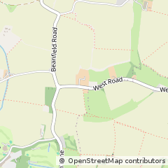 Map of Sawbridgeworth, Hertfordshire