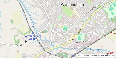 Map of Norwich, Norfolk