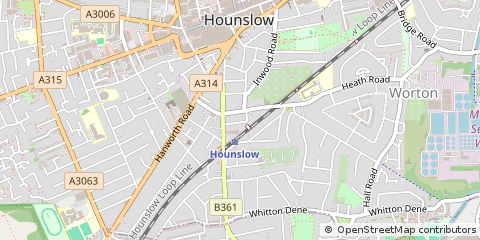 Map of Middlesex
