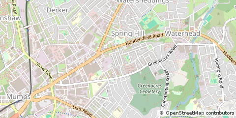 Map of Oldham