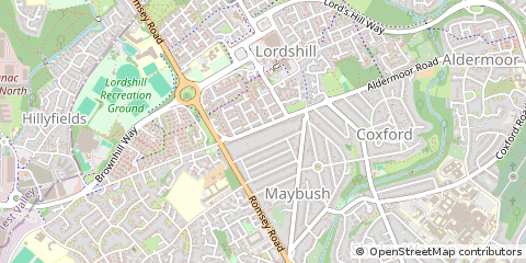 Map of Southampton, Hampshire