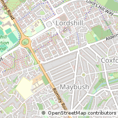 Map of Southampton, Hampshire