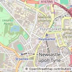 Map of Newcastle Upon Tyne
