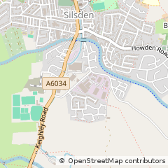 Map of Keighley, West Yorkshire