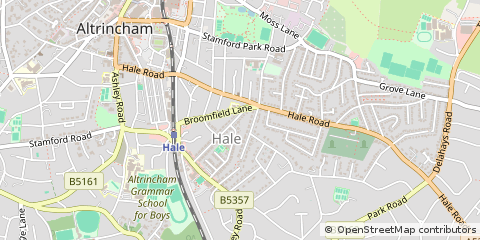 Map of Altrincham