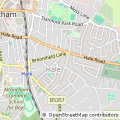 Map of Altrincham