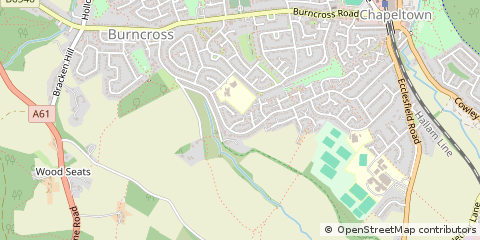 Map of Sheffield