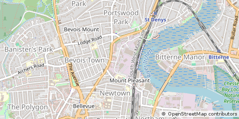 Map of Southampton