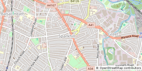 Map of Birmingham
