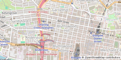 Map of Glasgow
