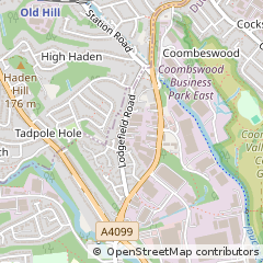 Map of West Midlands