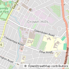 Map of Leicester