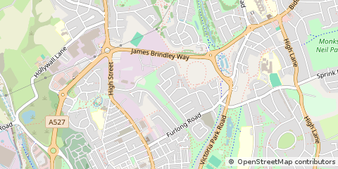 Map of Stoke-on-Trent