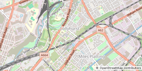 Map of Manchester