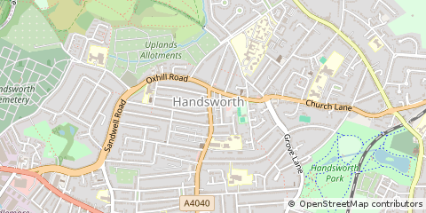 Map of Birmingham