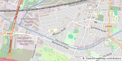 Map of Southall