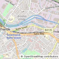 Map of Smethwick, West Midlands