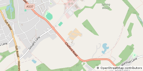 Map of Knutsford, Cheshire