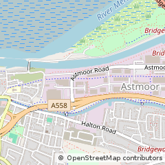Map of Runcorn, Cheshire