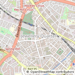 Map of Birmingham, West Midlands