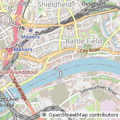 Map of Newcastle Upon Tyne