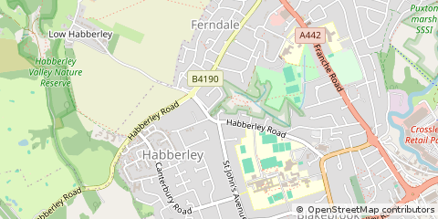 Map of Kidderminster