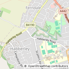Map of Kidderminster