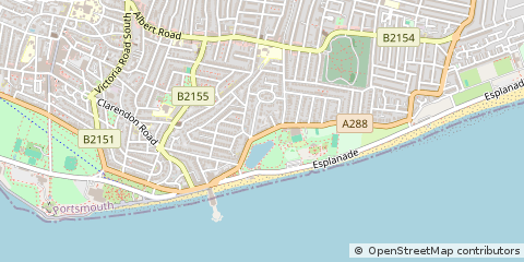 Map of Southsea