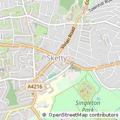 Map of Swansea