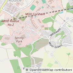 Map of Corsham, Wiltshire