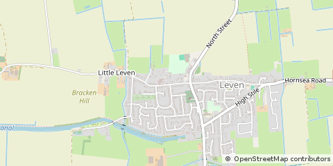 Map of Beverley, North Humberside