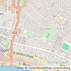 Map of Brighton, East Sussex
