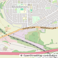 Map of Leeds, West Yorkshire
