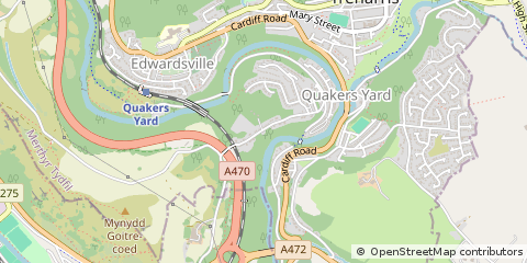 Map of Treharris