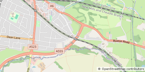 Map of Stockport