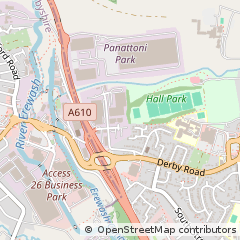 Map of Nottingham, Nottinghamshire