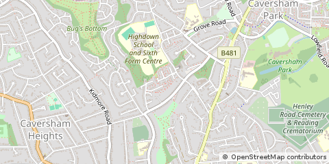 Map of Reading