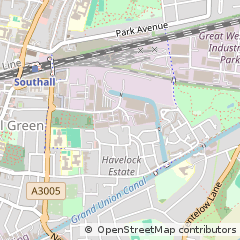 Map of Southall, Middlesex