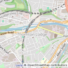 Map of Huddersfield