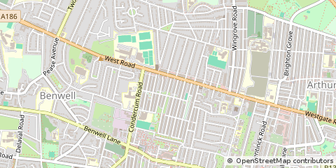 Map of Newcastle Upon Tyne