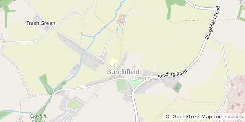 Map of Reading, Berkshire