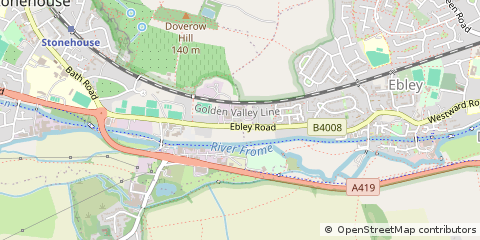 Map of Stonehouse, Gloucestershire