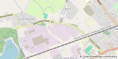 Map of Craigavon, County Armagh
