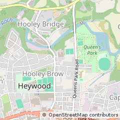 Map of Heywood, Lancashire