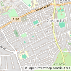 Map of Newcastle Upon Tyne