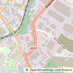 Map of Sheffield