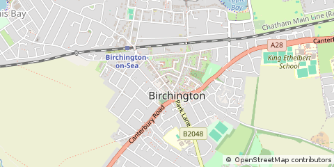 Map of Birchington