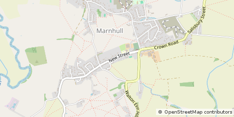 Map of Sturminster Newton, Dorset
