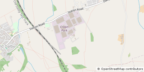 Map of Melton Mowbray, Leicestershire