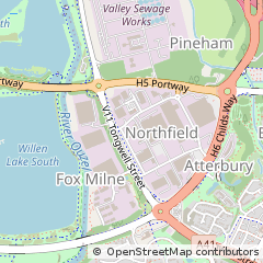 Map of Milton Keynes, Buckinghamshire